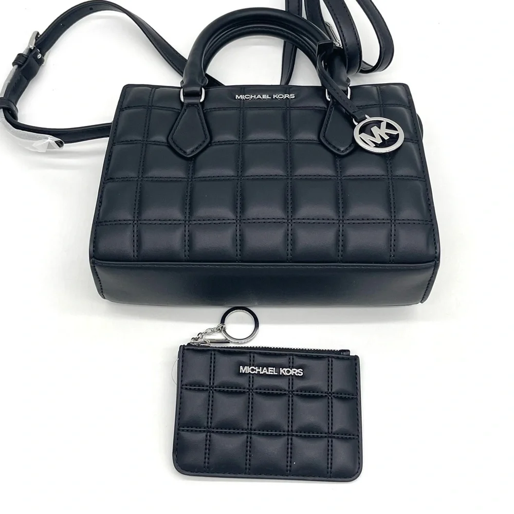 Michael Kors Sheila Small Satchel Crossbody Bag & Coinpouch w/ID